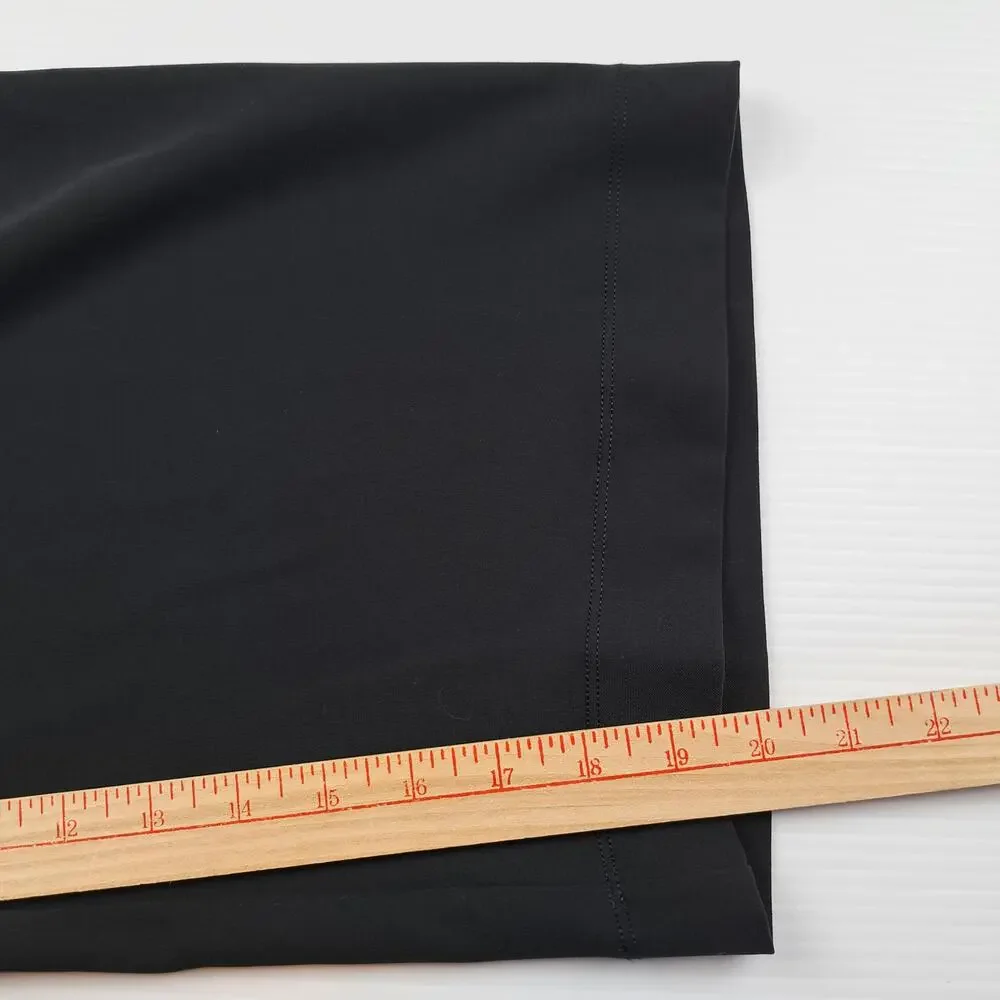 Lululemon Pants Womens 6 Black Wide Noir Crop High Waist Pull On Paperbag Tie